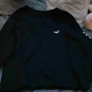 Black hollister crewneck